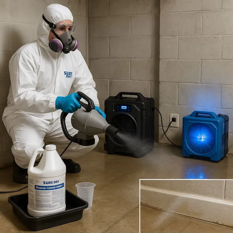 Sanitization and Odor Removal process in Woodbine, GA