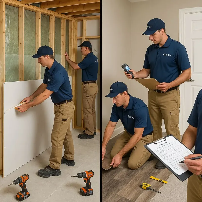 Repairs and Reconstruction process in Woodbine, GA